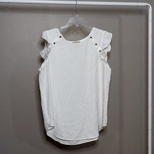 Large White LOFT Sleeveless Top
